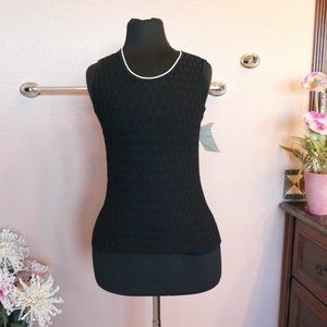 NEW Emma James Black Tank-top- Size PS